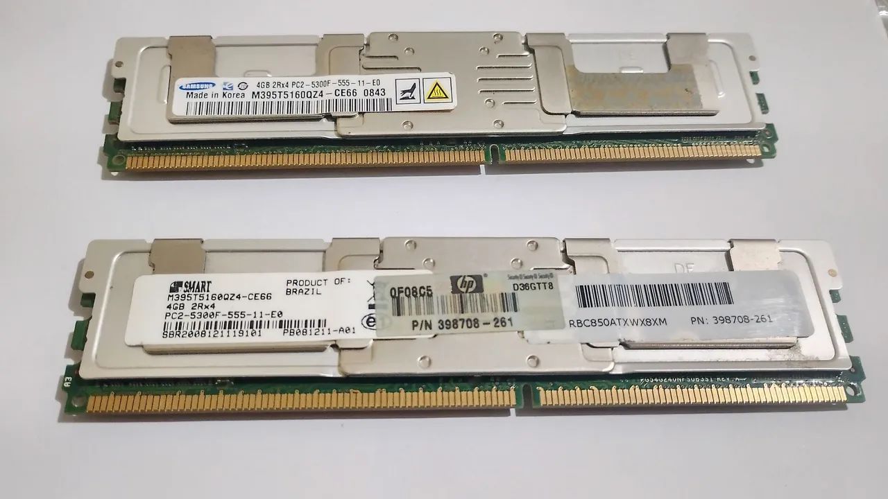 Memória RAM 4GB ECC DDR2 