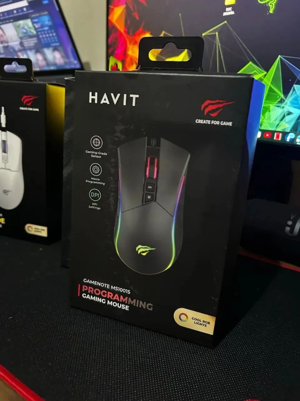 Mouse Gamer HAVIT HV-MS1001, 7 Botões - Macro e DPI