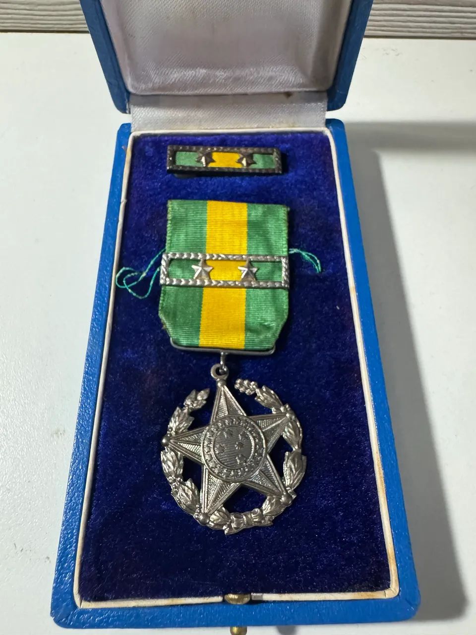 Antiga Medalha Militar Brasileira em Prata - 20 Anos de Bons Serviços (Decreto 4.238/1901) - Foto 6