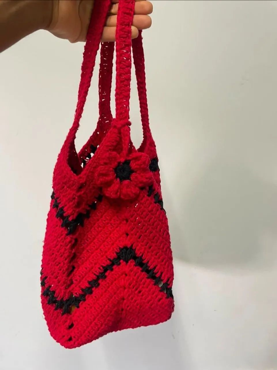Bolsa de Crochê Artesanal - Foto 3