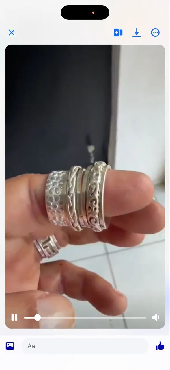 Prata dedeira anel - Foto 2