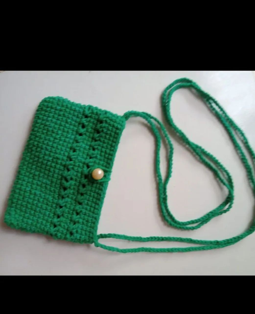 Bolsinha croche artesanal  - Foto 2