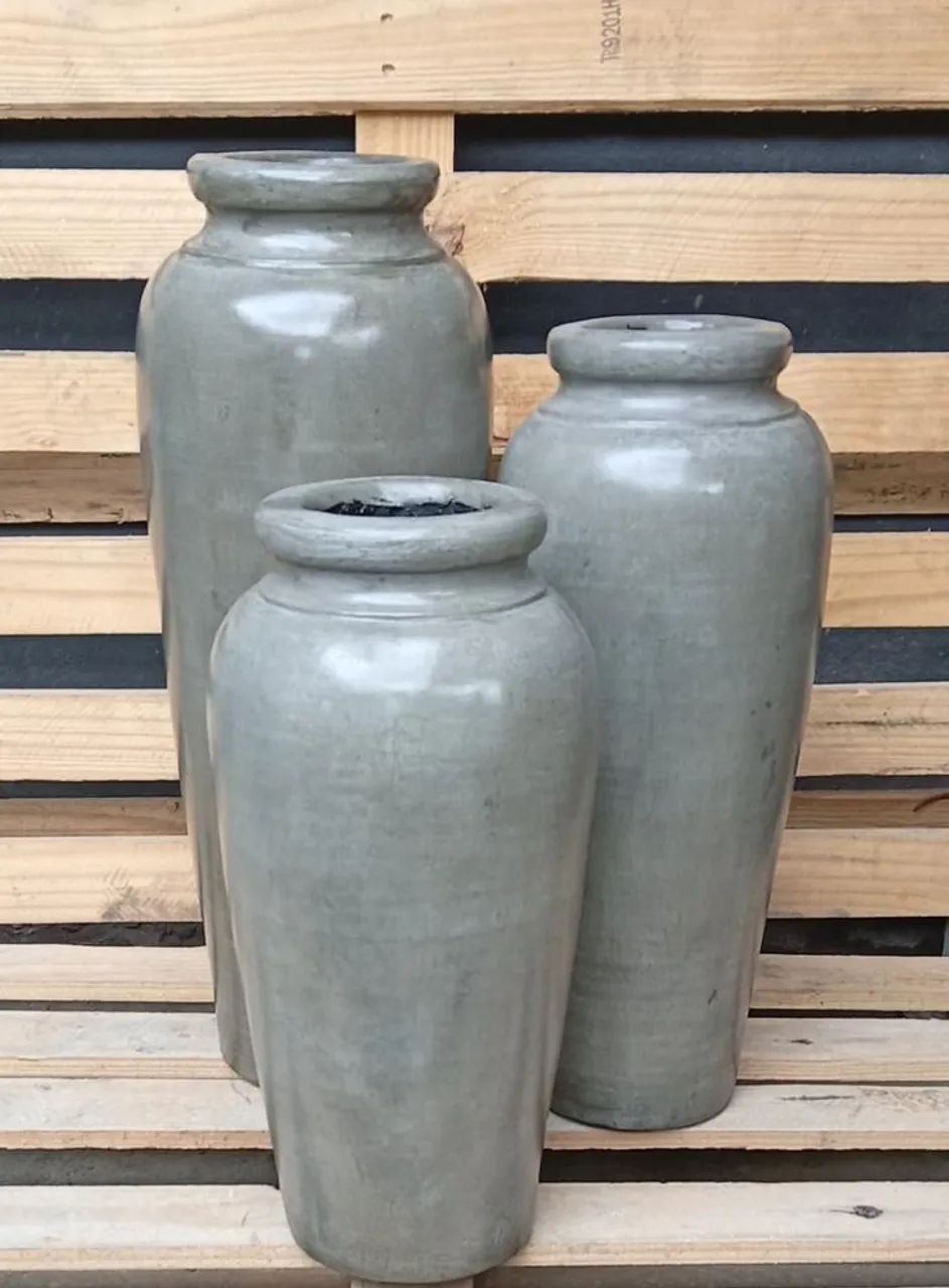 Kit Vasos de cimento 