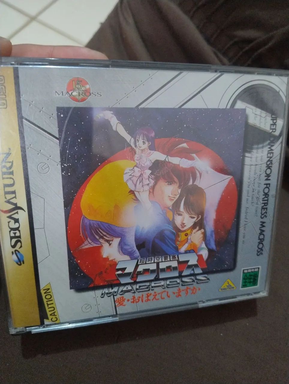 Macross japonês 2 discos( Sega Saturn) - Jogos de Vídeo Game