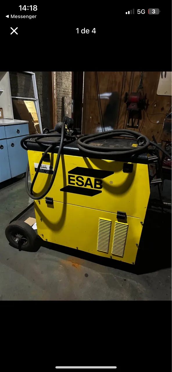 Aparelho de solda esab 455 4x4 smashweld