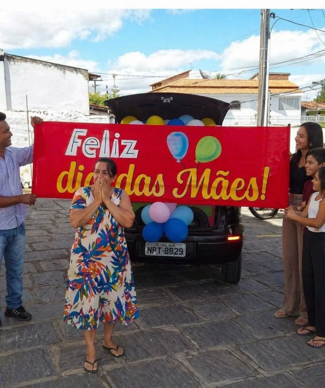 Homenagem de Carro em Campina Grande-PB 