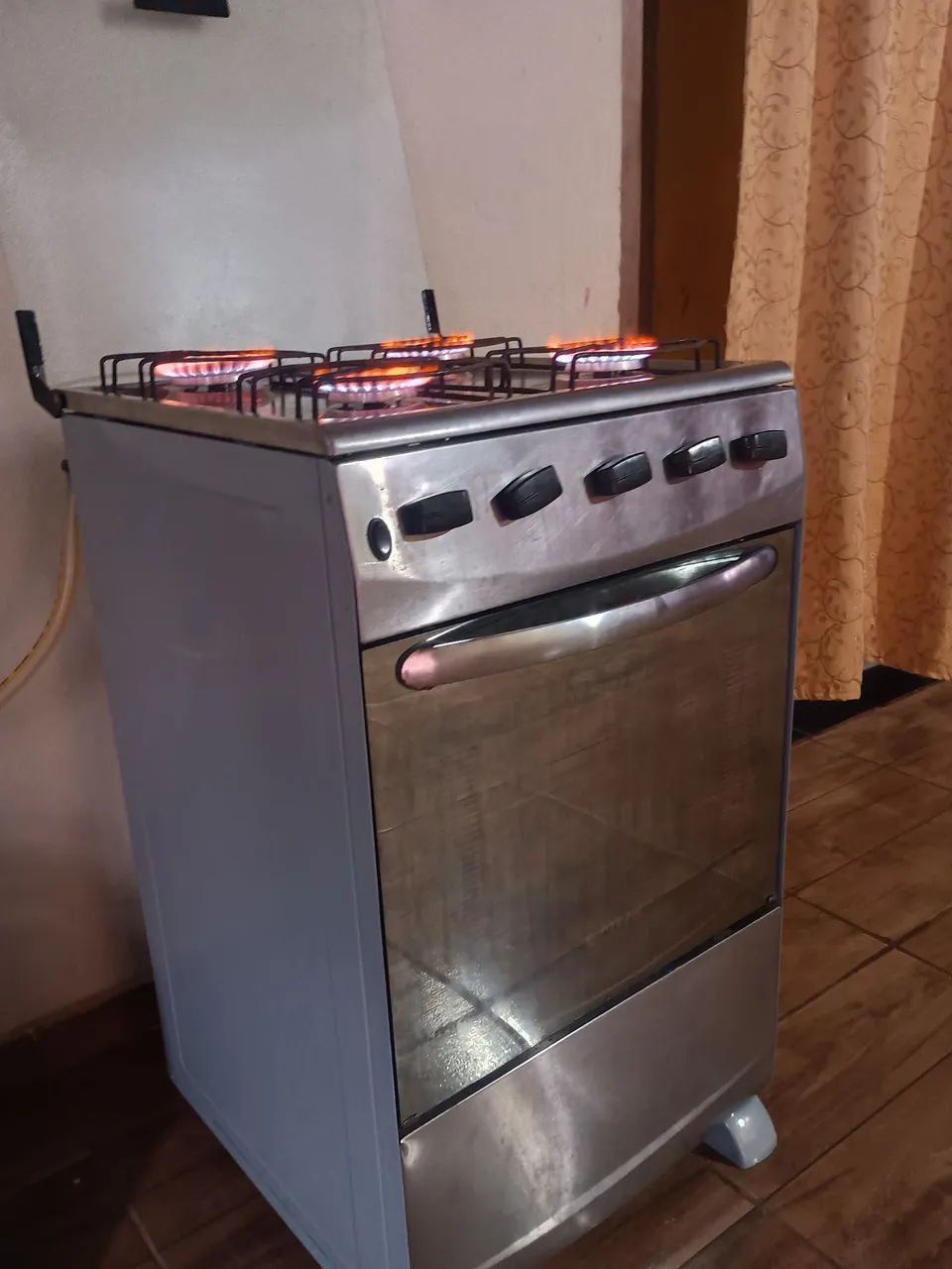 Vendo fogão inox 4 bocas - Foto 5