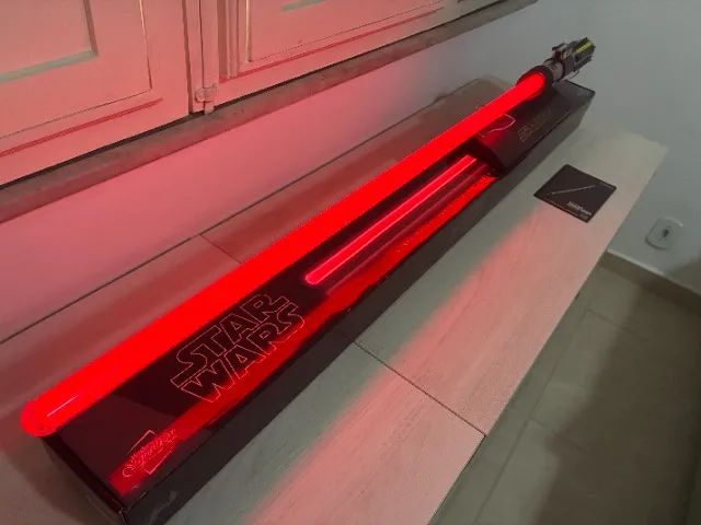 Sabre de luz Darth Vader Force FX Lightsaber Star Wars Hasbro - LEIA