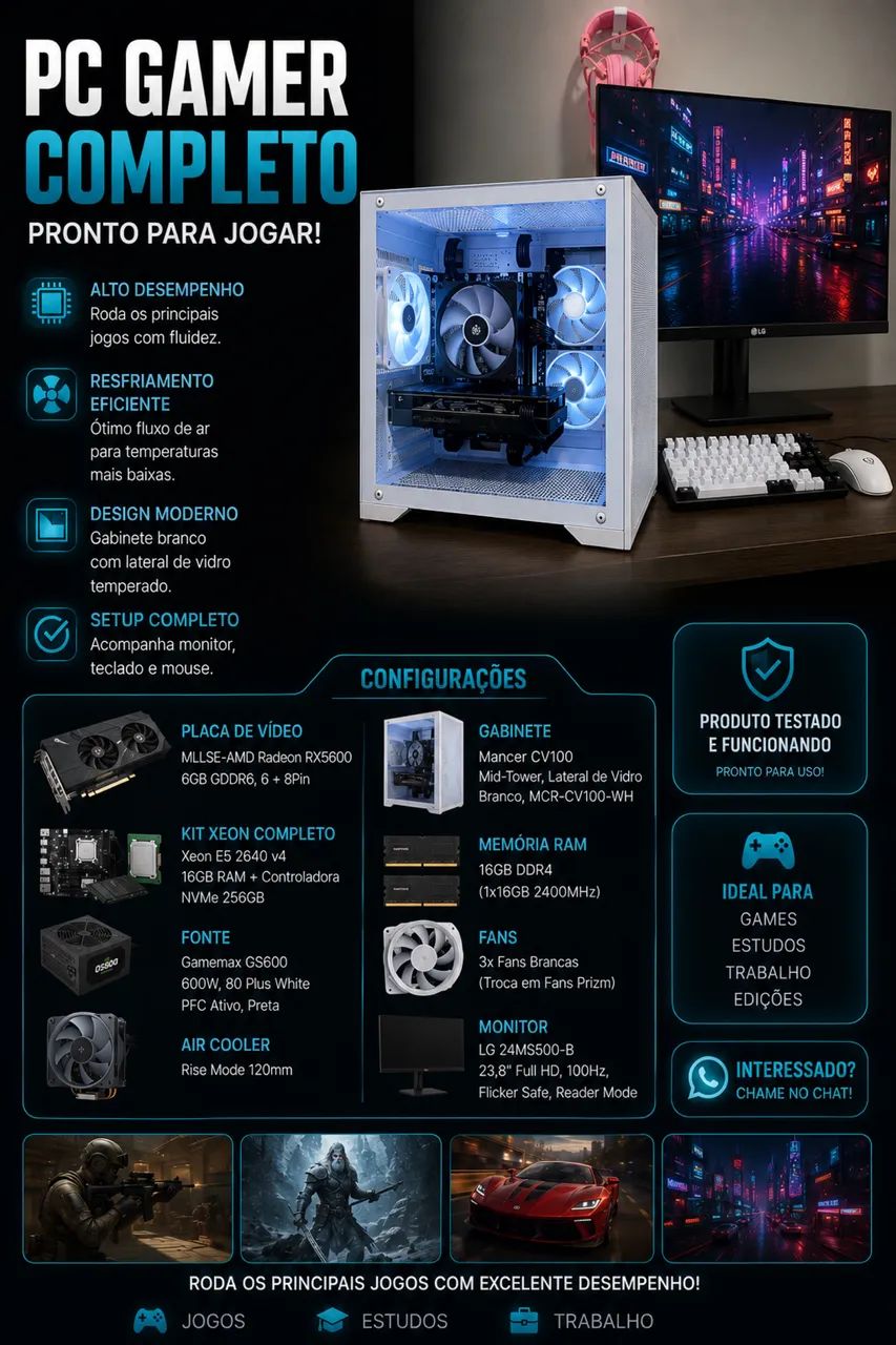 Computador! Pc Gamer  - Foto 3