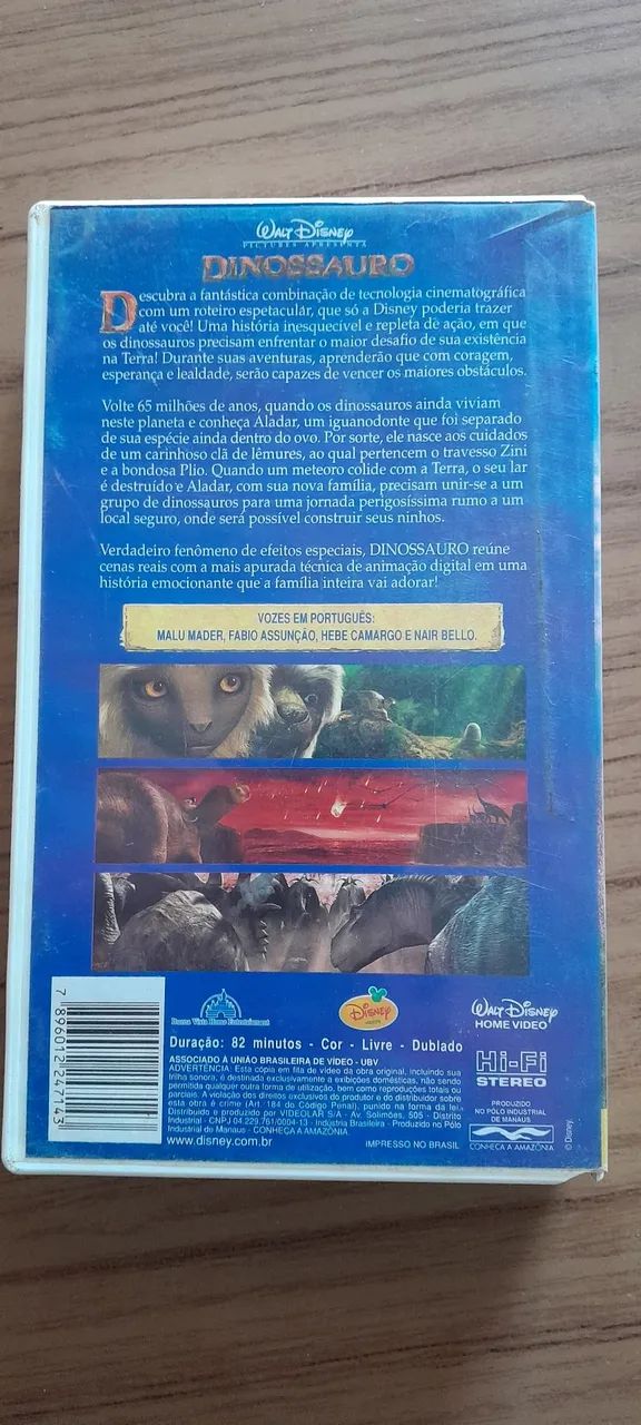 VHS Dinossauro - Foto 2