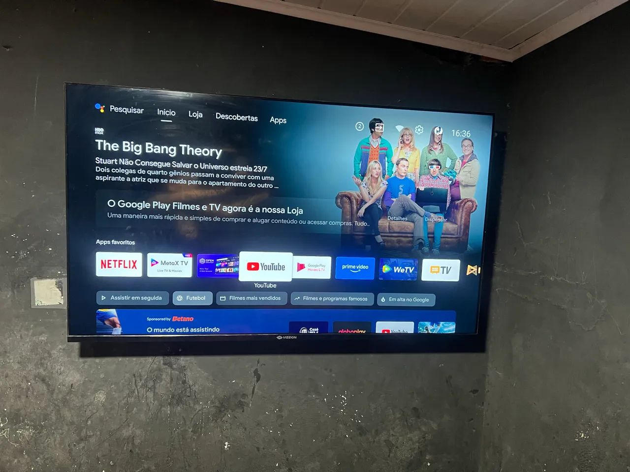 Vendo tv vizzion 50 polegadas 