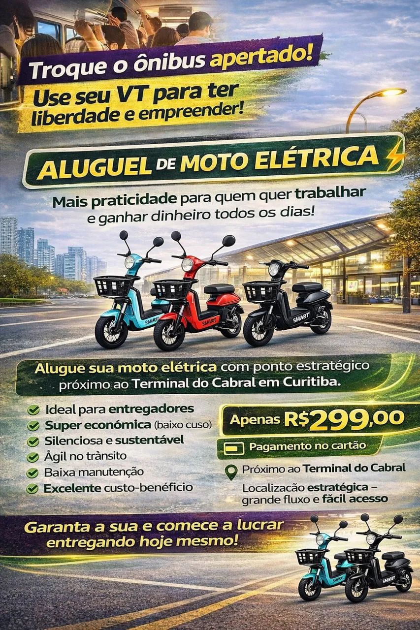 LOCAÇÃO SCOOTER ELÉTRICA