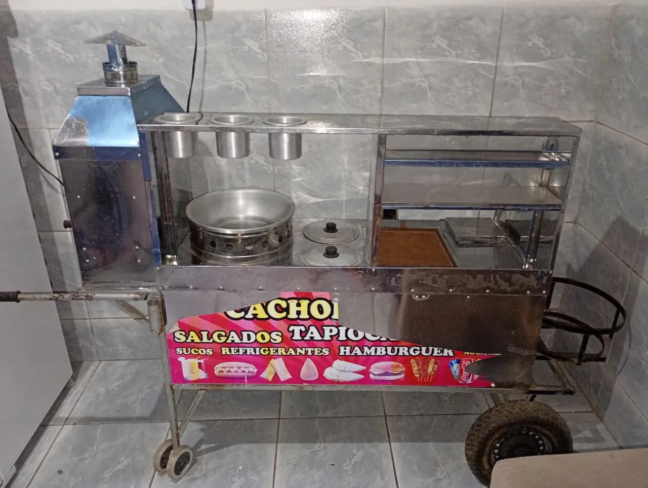 Carroça de lanche completa  - Foto 3