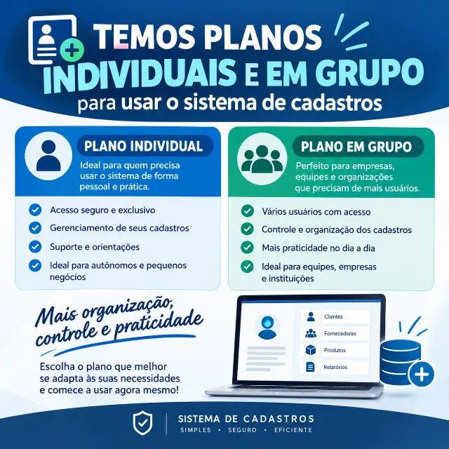 Sistema de cadastros   - Foto 2