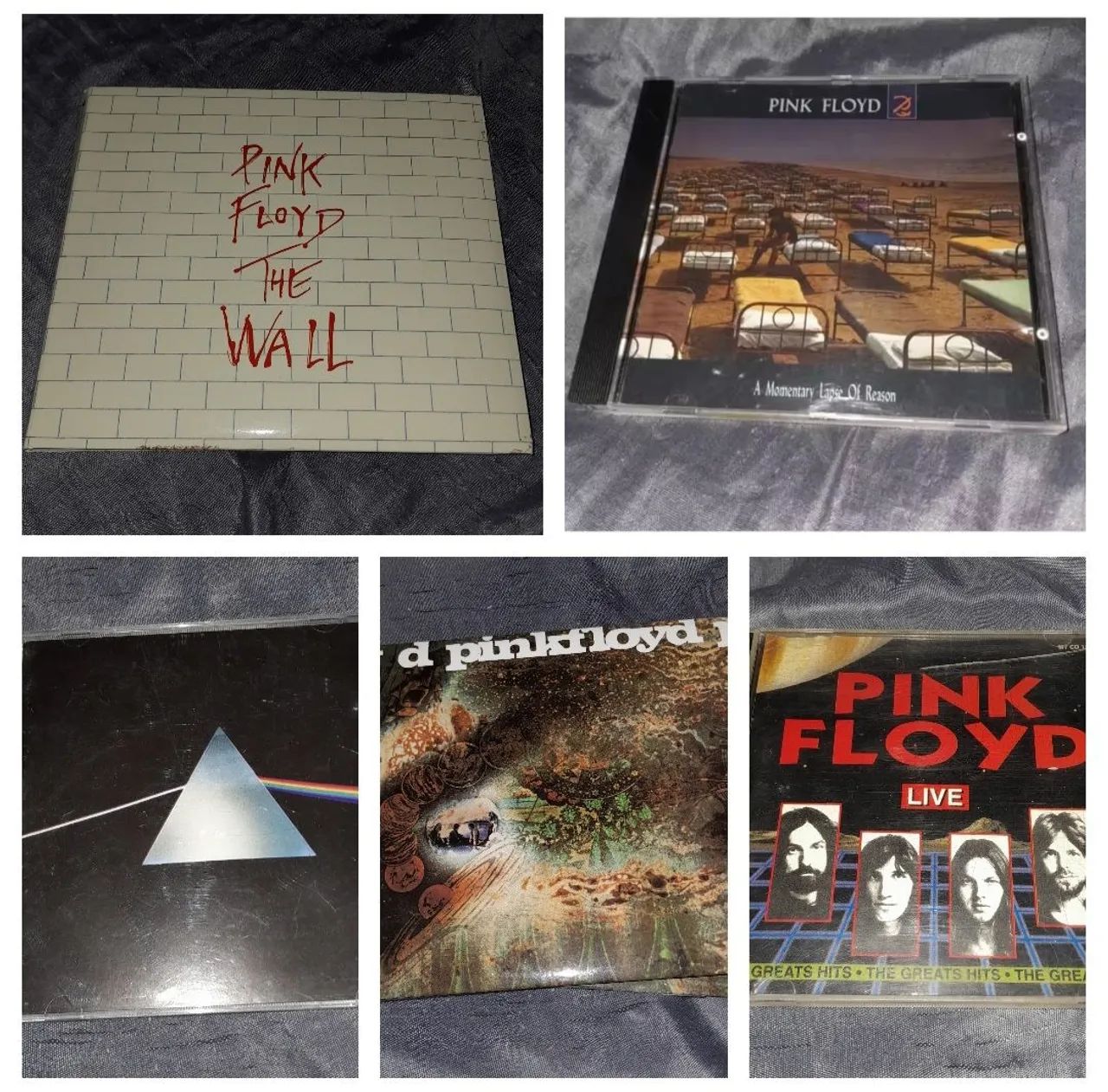 Kit 5 cds Pink floyd