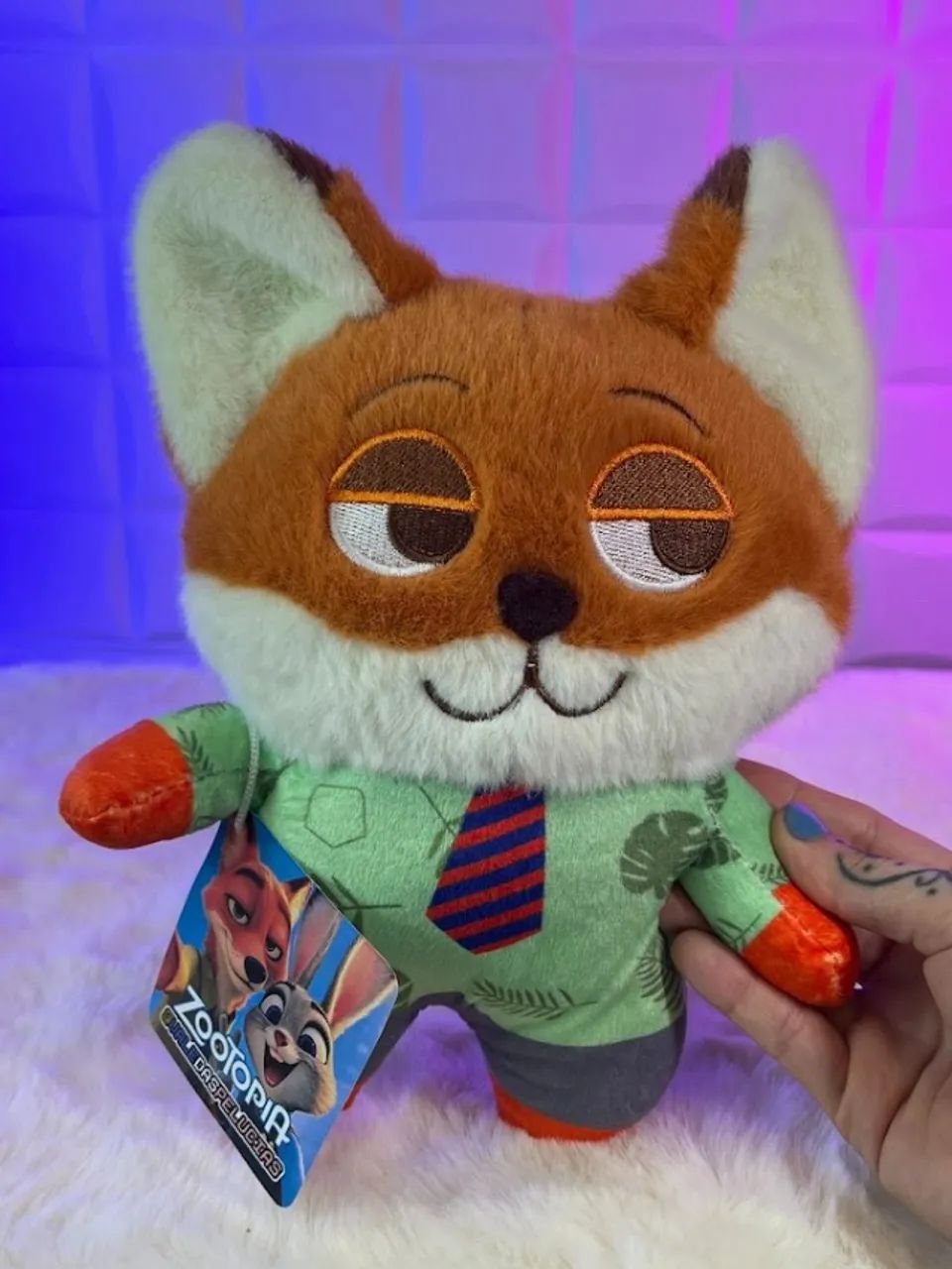 Pelúcia Zootopia - Nick Wilde - 25cm - Foto 3