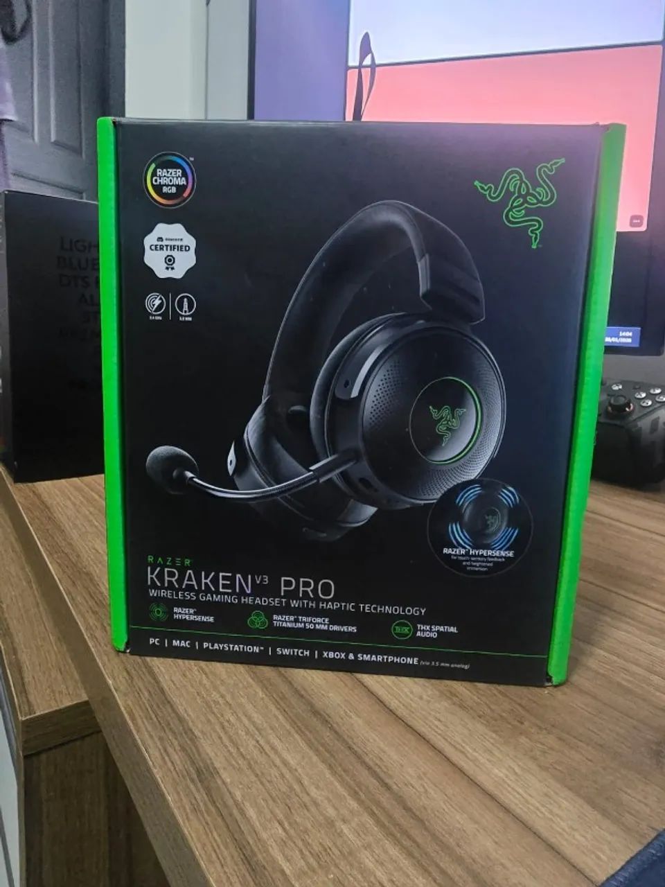 Razer Headset Sem Fio Gaming Kraken V3 Pro