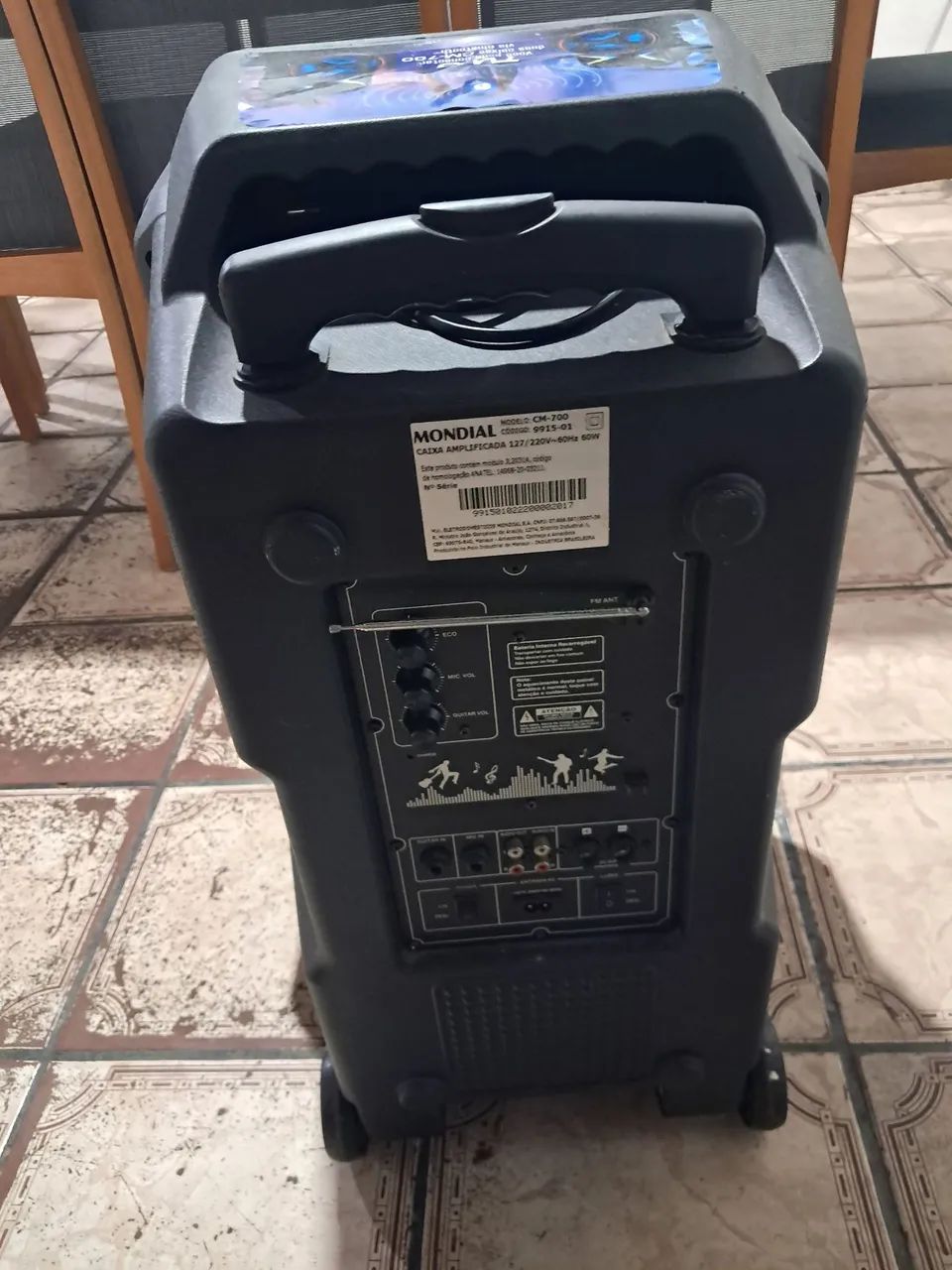 Caixa de som Bluetooth Mondial 700W  - Foto 5