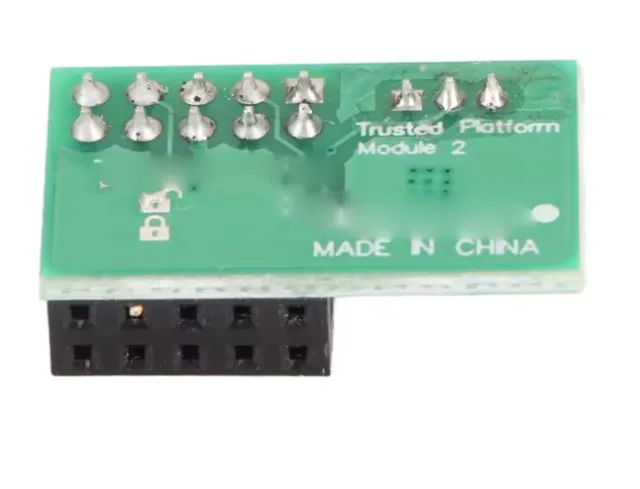 Módulo tpm 2.0 interface spi vertical - 9670 chipset módulo spi de 10 pinos + Adaptador - Foto 3