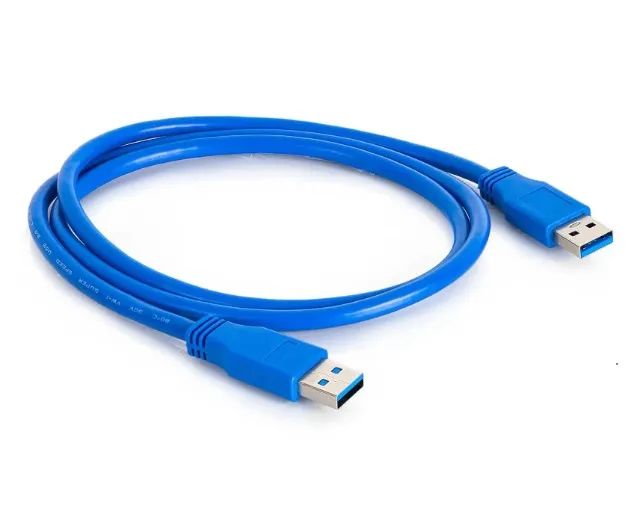 Cabo USB 3.0 Macho Para Macho Tipo A SuperSpeed Azul  - Foto 3