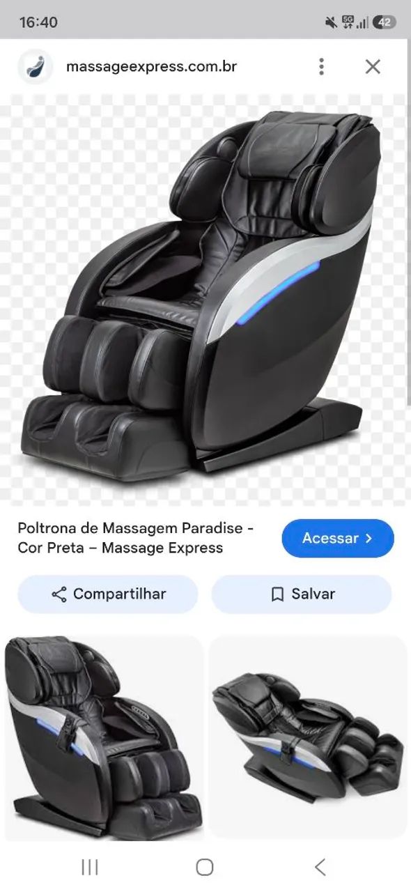 Poltrona de massagem- Massage Express  - Foto 4