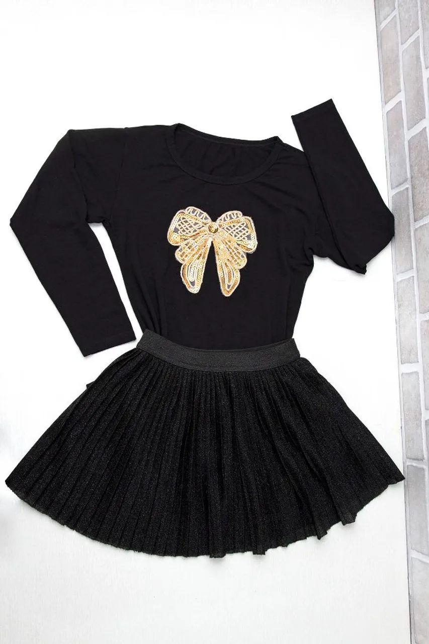 Kit de Saia e blusinha infantil