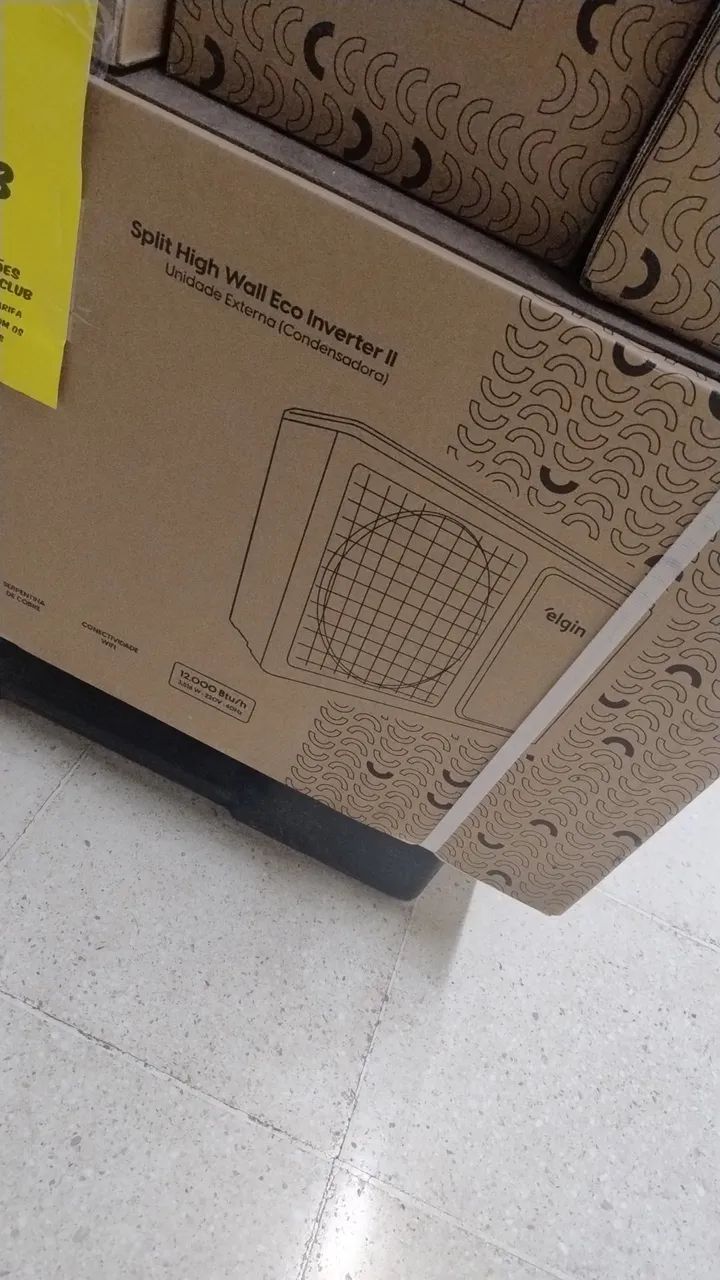 Ar-condicionado Elgin de 12.000 BTUs inverter, novo na caixa! - Foto 4