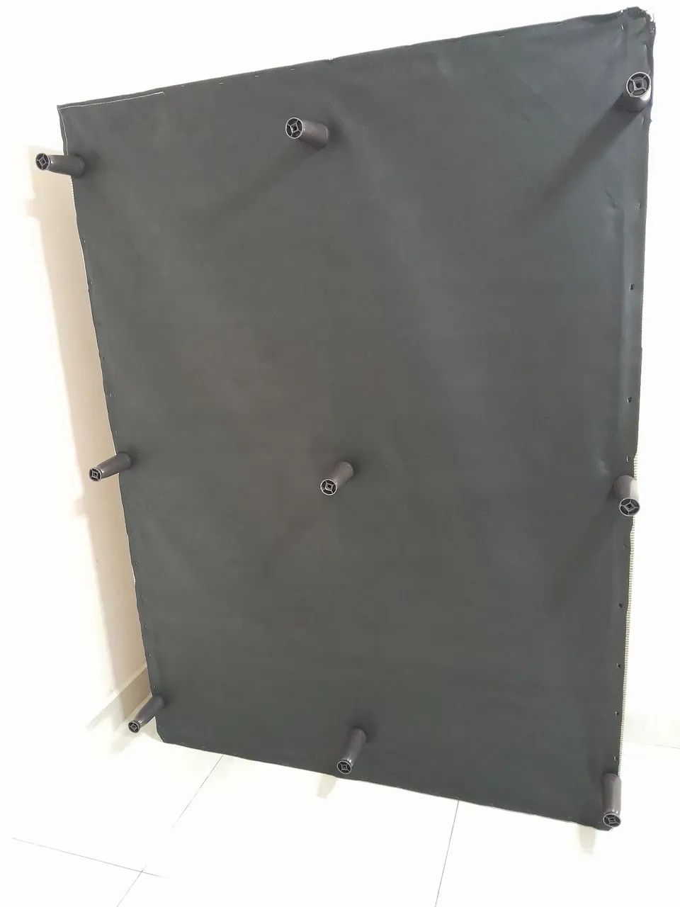 Base Cama de Casal Box - Madeira + TNT   - Foto 3