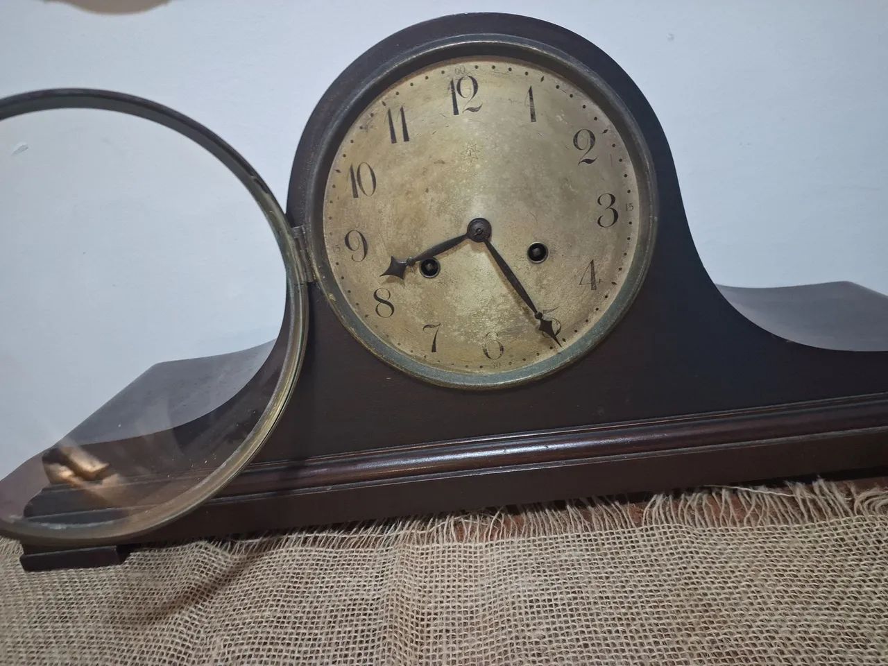 RELÓGIO JUNGHANS ALEMÃO DE MESA ANTIGO - Foto 2