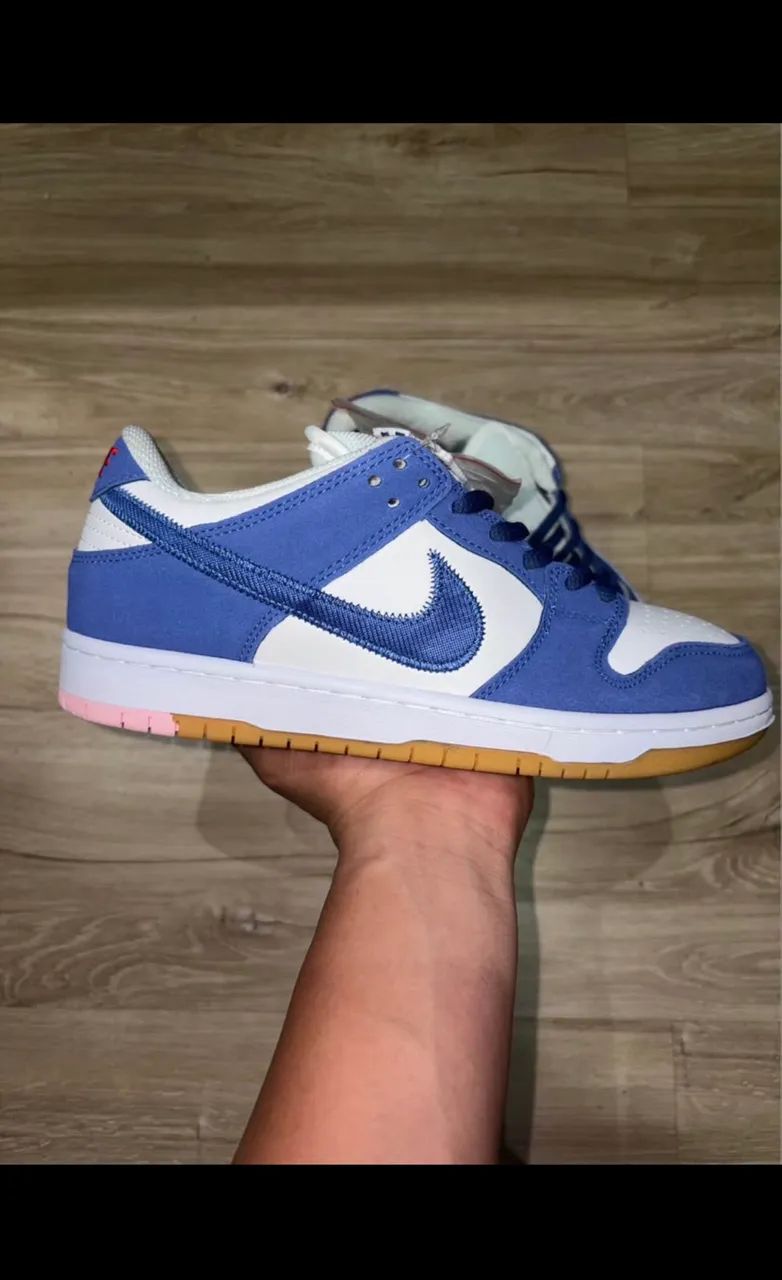 Tênis Nike SB Dunk Low pro dodgers  - Foto 4