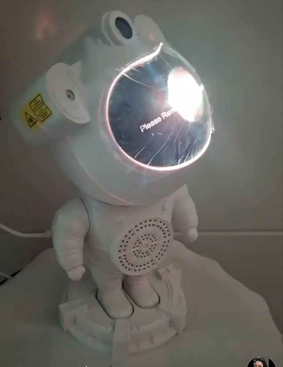 Luminária astronauta com Bluetooth e luzes - Foto 2