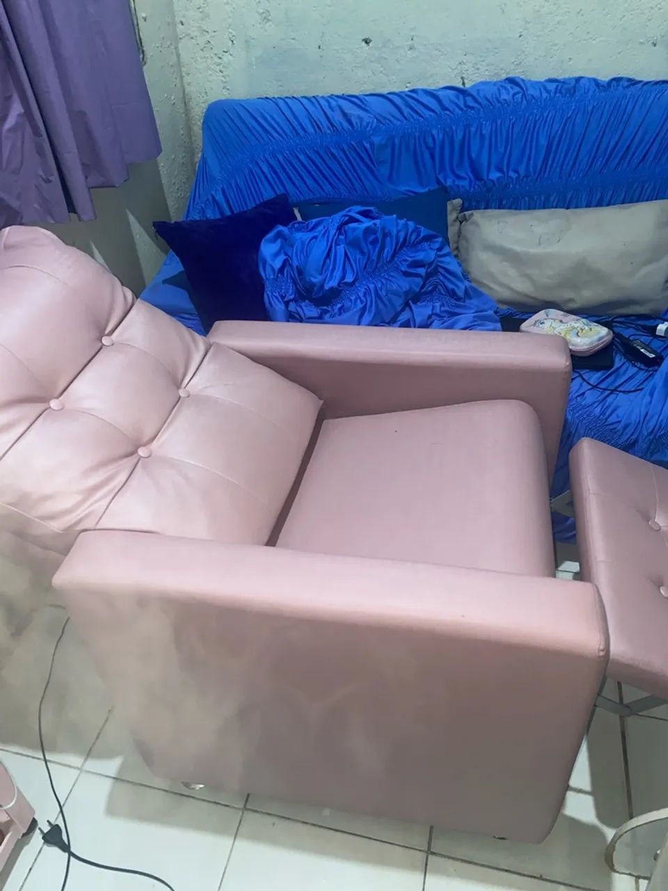 Sofá reclinável 