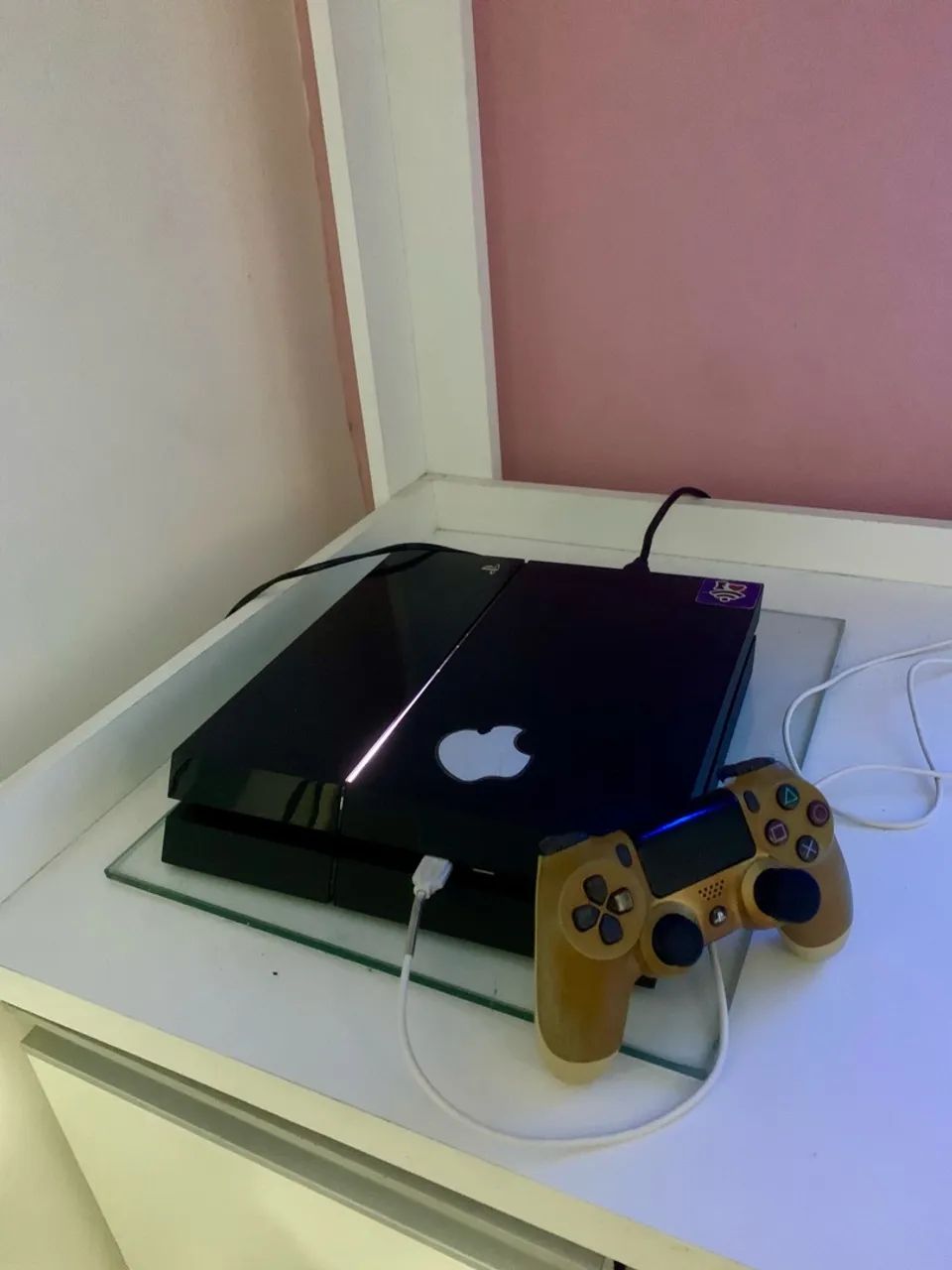 Ps4 fat desbloqueado 1tb c/ 37 jogos - Foto 2