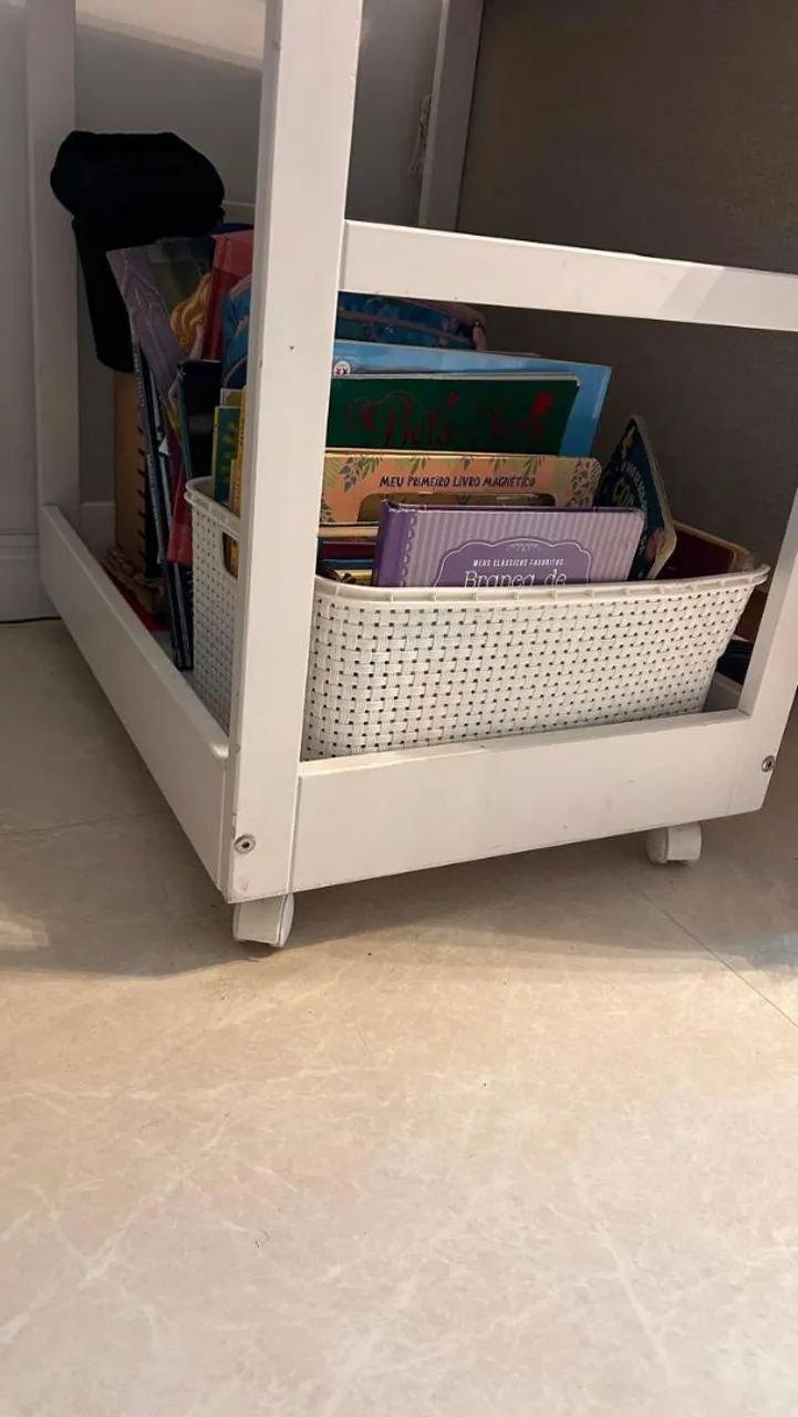 Rack Multiuso com Rodinhas TokStok - Foto 4