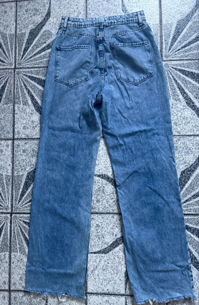 Calça Wide leg sem elastano feminina 40 - Foto 2