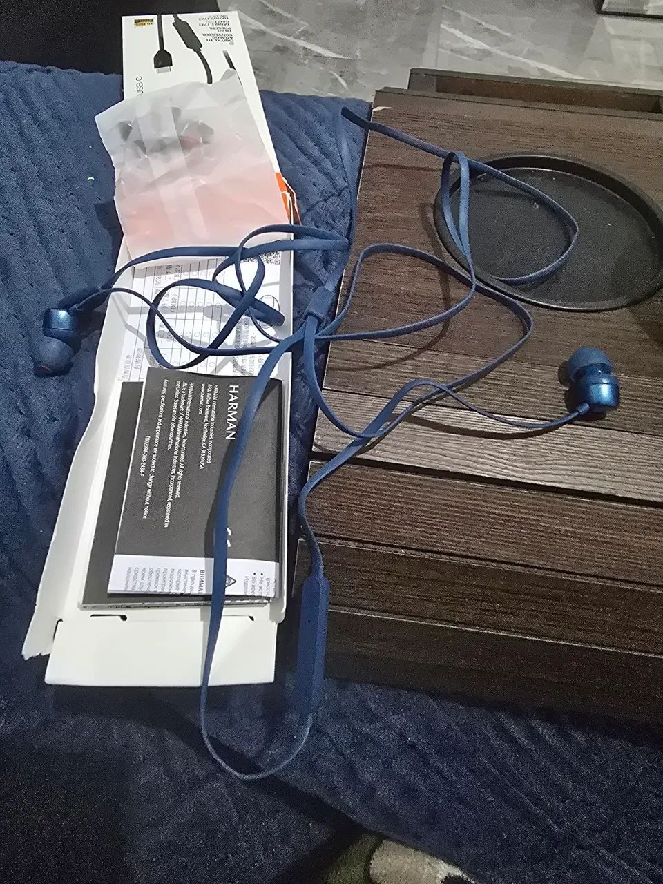 Fone de ouvido JBL Azul - Foto 2