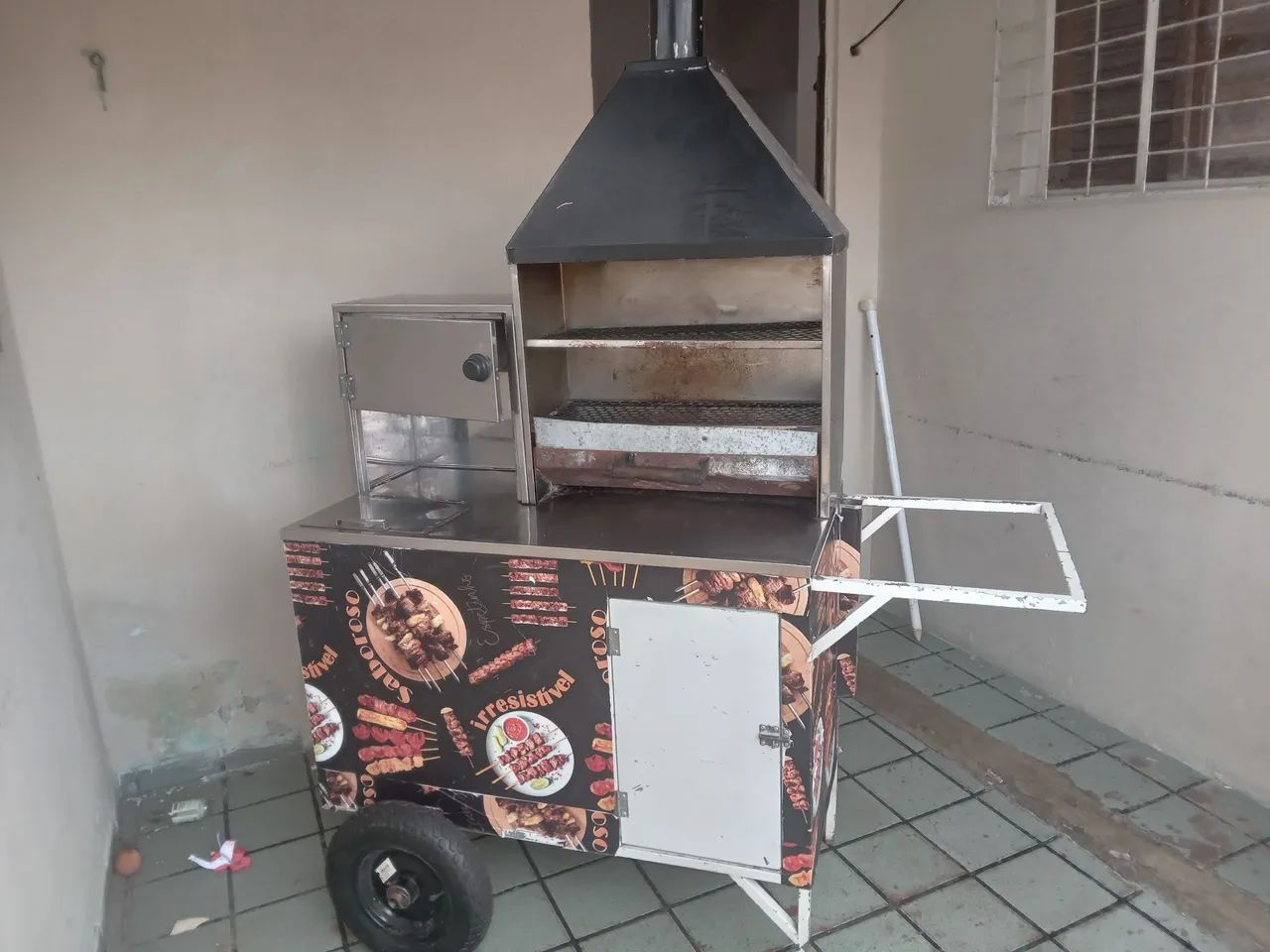 Carrinho de espetinho