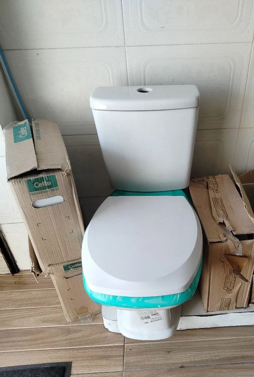 Kit completo de vaso  sanitário Celite