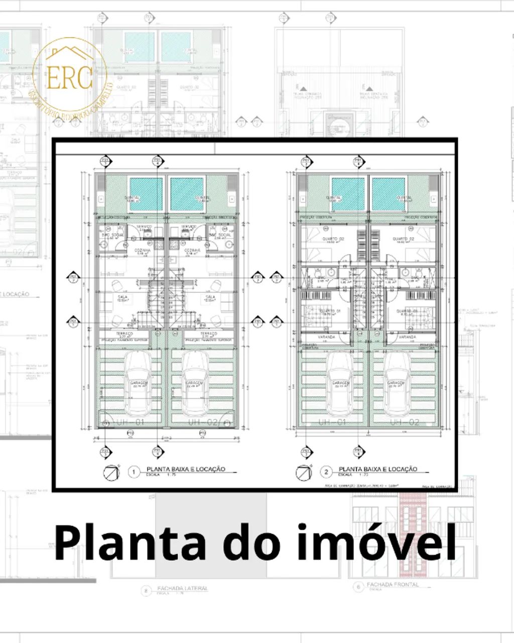 Planta e Memorial para Regularização Imobiliária - Foto 2