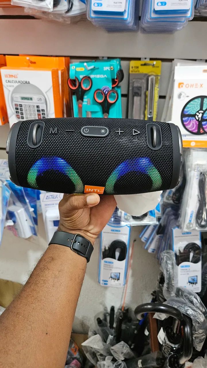 Caixa de som Bluetooth Xtreem3 Mini Led - Foto 4
