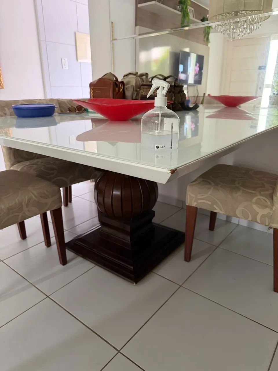 Conjunto de mesa com cadeiras - Foto 4