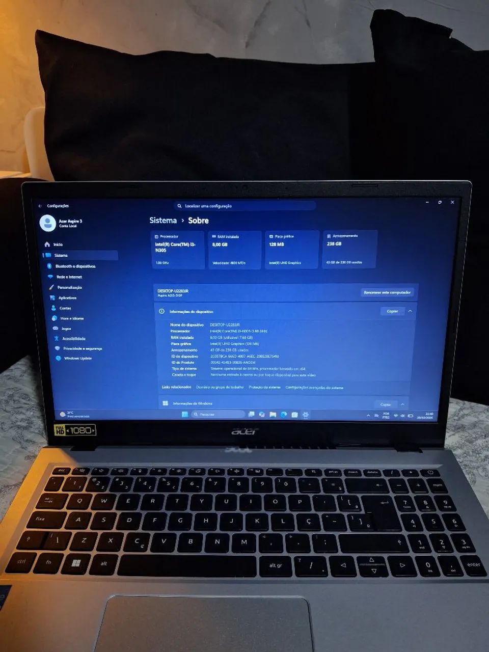 Notebook Acer - Foto 3