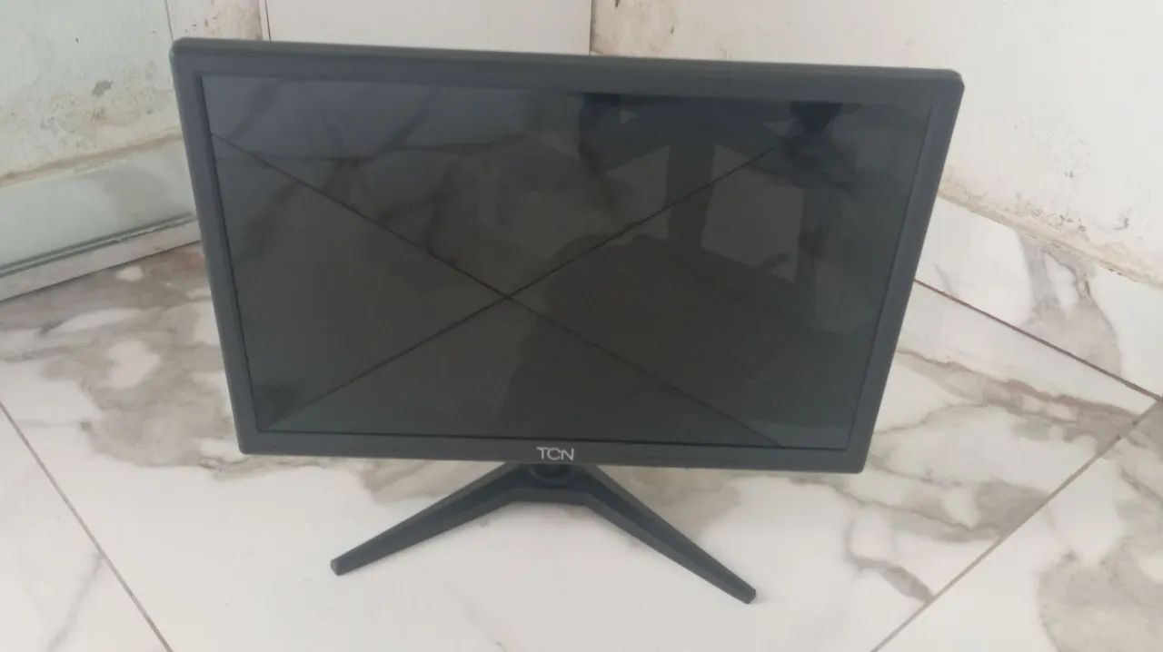 Monitor TCN 19 + HDMI e Cabo de Energia
