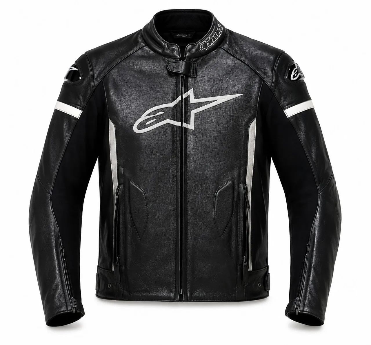 **MELHOR PREÇO** JAQUETA ALPINESTARS COURO ORIGINAL - ESTADO IMPECÁVEL