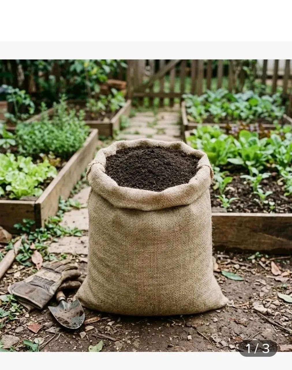 Terra Preta Adubada Saco 27 Kilos