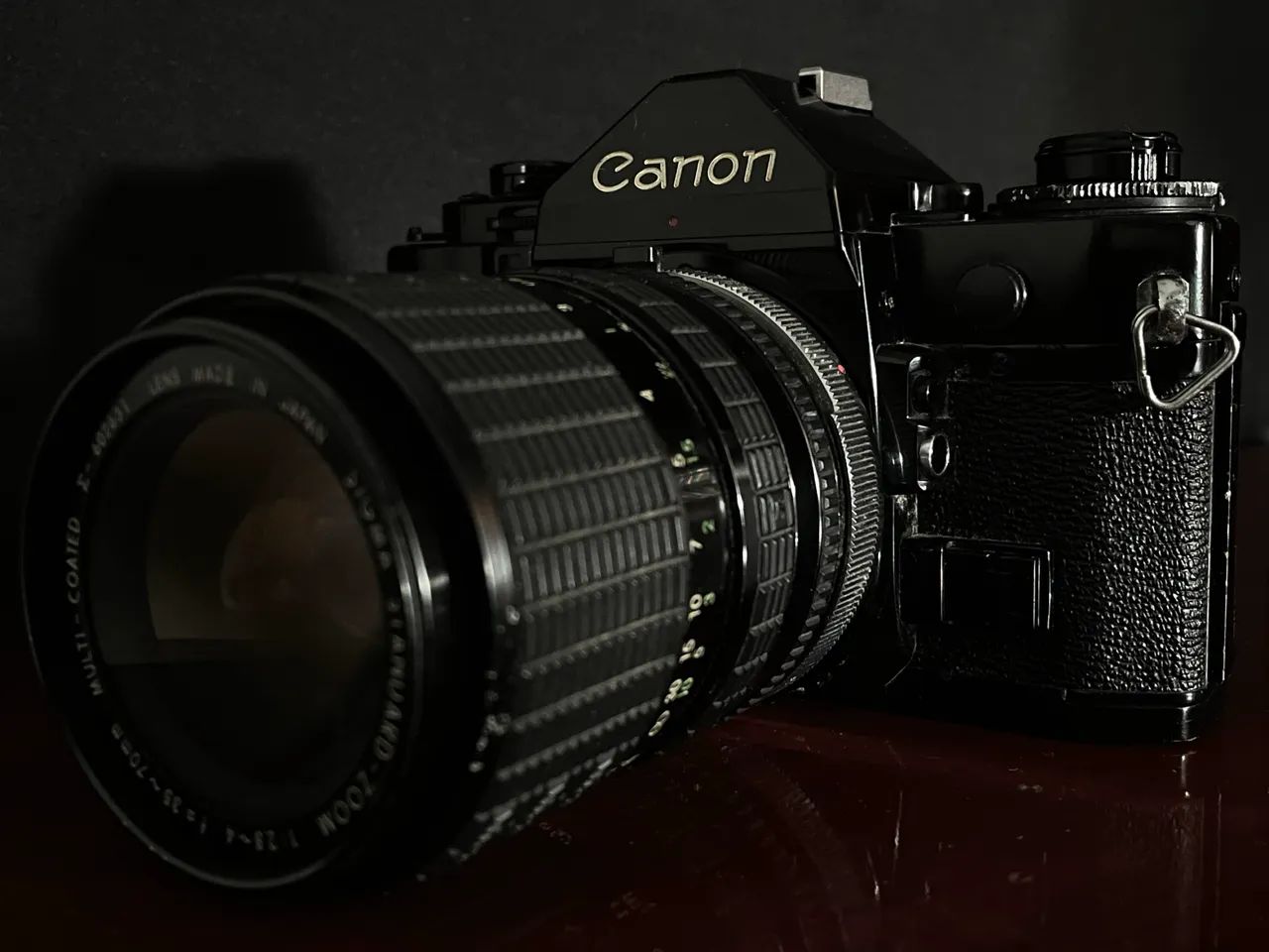 Câmera Canon A-1 + Acessórios - Funcionando  - Foto 4