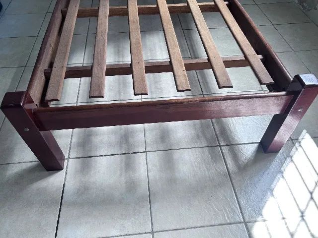 Cama de solteiro de madeira  - Foto 4
