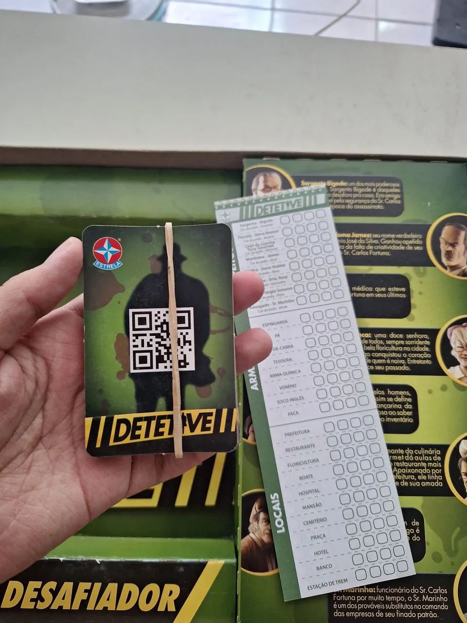 Jogo de tabuleiro - Detetive  - Foto 5