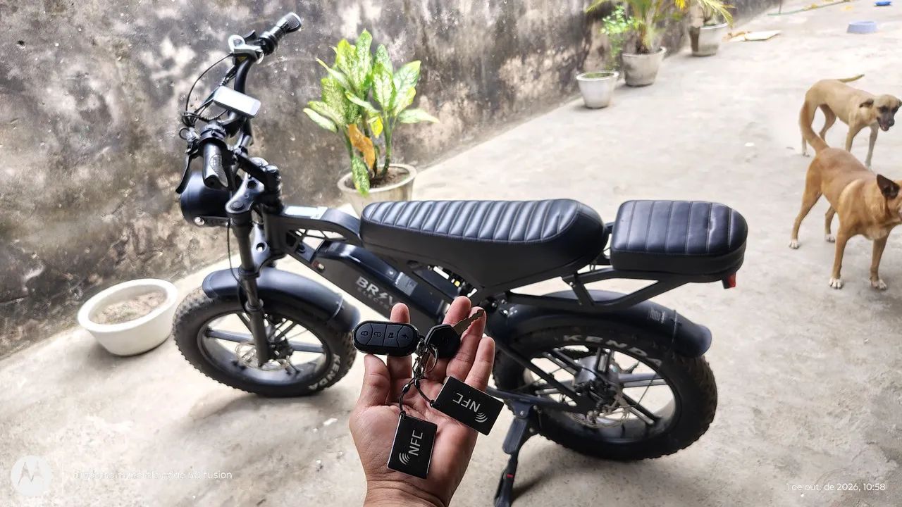 Bicicleta elétrica V20 BRAKE pro - Foto 4