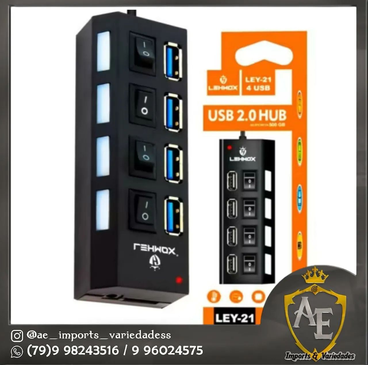 HUB 4 e 7 portas